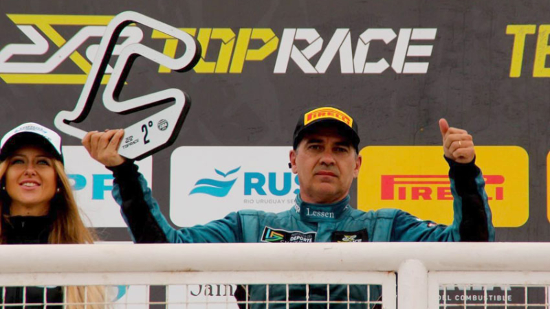 "Zapallito" Sánchez mostró su chapa en Viedma para liderar el Top Race Series