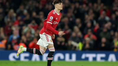 Garnacho debutó en Manchester United