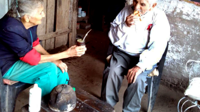 Víctor Juárez, de 91 años, ya cuenta con energía eléctrica en su campo