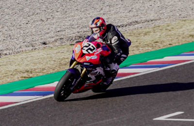 El chaqueño Andrés Gandola, la sensación de la Súper Stock Bike