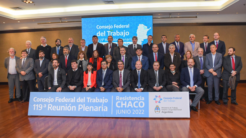 Chaco fue sede de la reunión del Consejo Federal del Trabajo, con la presencia de 21 provincias