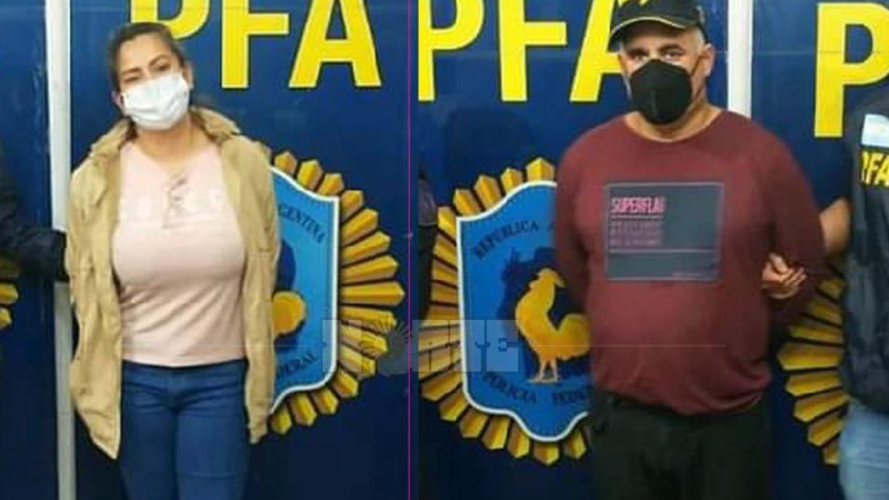 Matrimonio narco atrapado en Resistencia fue trasladado a Santa Fe