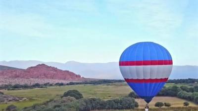 Salta: un globo aerostático dejo sin luz a Cafayate y a San Carlos