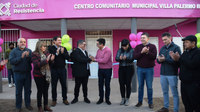 Inauguraron la refacción del Centro Comunitario de Villa Palermo II