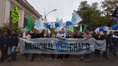 La CGT Chaco también se movilizó contra la especulación de precios