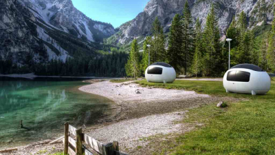 Ecocapsule: son casas sustentables y se pueden trasladar