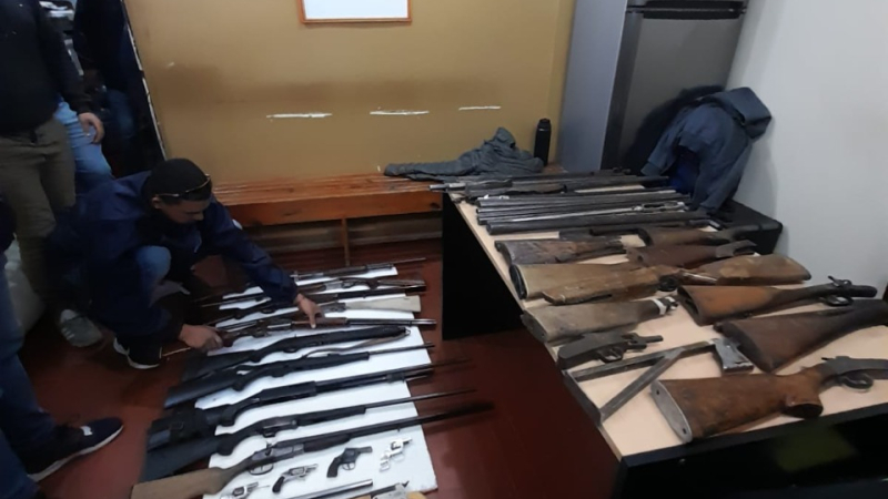 Resistencia: por una huella digital llegaron a 28 armas y municiones