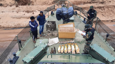 Secuestraron más de 70 kilos de pescados extraídos por malloneros paraguayos