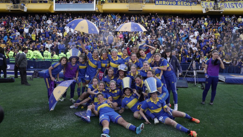Femenino: en un marco histórico, Boca es el campeón