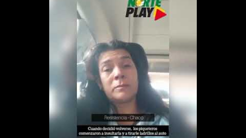 Resistencia: iba a retirar a su hijo al colegio y le rompieron el auto en un piquete