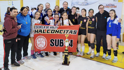 El sub-14 de Sokol, campeón provincial femenino de vóleibol