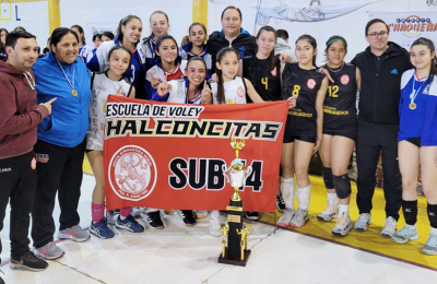 El sub-14 de Sokol, campeón provincial femenino de vóleibol