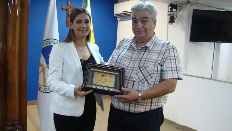 Reconocieron al periodista de NORTE, Ricardo Ambrosig