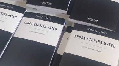 Mariano Quirós presenta Ahora escriba usted en Resistencia