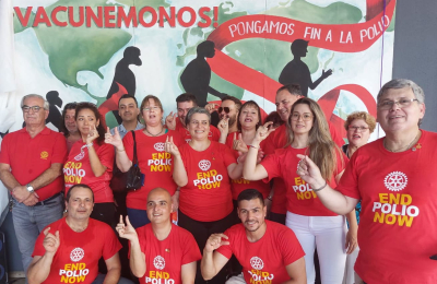 Comprometido con la erradicación de la poliomielitis