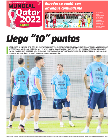Llega “10” puntos