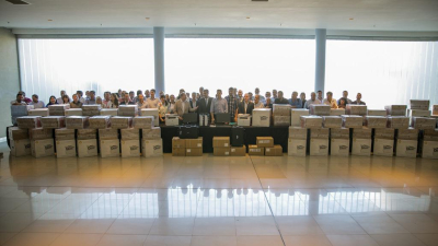 Entrega de equipamientos y anuncio de inversiones para municipios durante la visita de funcionarios nacionales