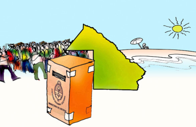 Política y playa