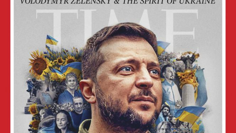 La revista Time nombró a Zelenski persona del año 2022