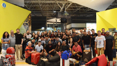 Pre Cosquín: la delegación de la capital partió hacia Córdoba