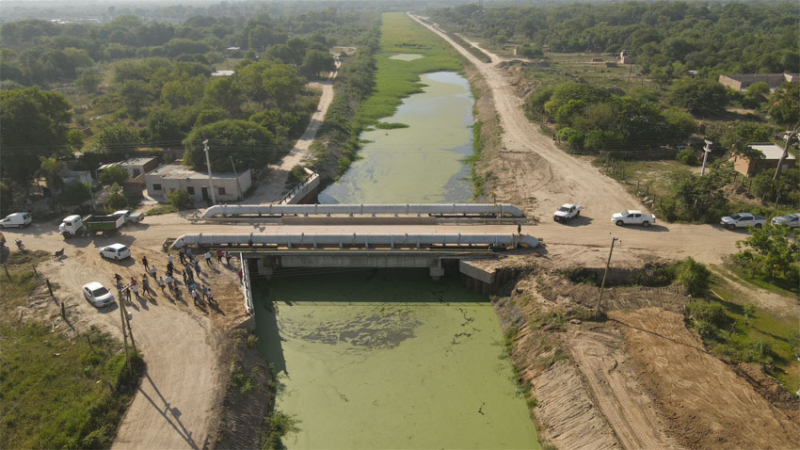 Ampliación del canal 16: obra estratégica para el saneamiento hídrico