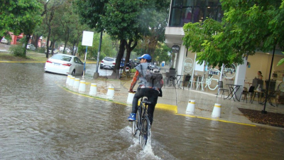 Llegó el alivio y se mantiene el alerta meteorológico para cinco zonas de la provincia
