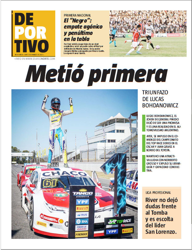 Metió primera