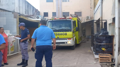 Por incendio en una clínica termal evacuaron a pacientes internados