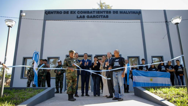 Inauguran un centro de veteranos en Las Garcitas