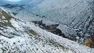 Una fuerte nevada cubrió de blanco a comunidades de altura de Jujuy