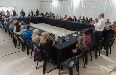 Chapo en su carrera hacia la intendencia sumó el apoyo del peronismo histórico