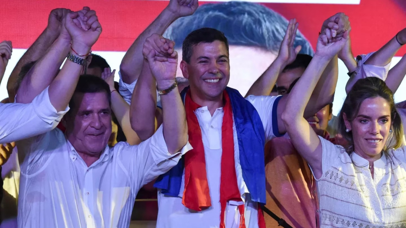 Santiago Peña ganó las elecciones en Paraguay y llamó a la unidad
