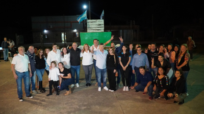 Peppo presentó a Gustavo Palacios como su candidato en Tres Isletas