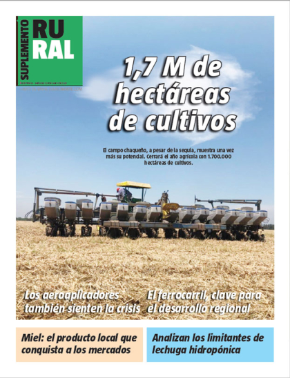 1,7 M de hectáreas de cultivos