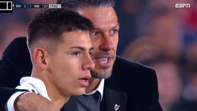 El Diablito Echeverri debutó en la Primera de River