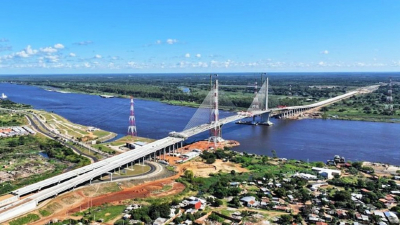 El nuevo puente "Héroes del Chaco" que acortará el viaje a la ciudad de Asunción