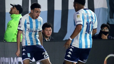 Racing goleó a Atlético Nacional y jugará contra Boca en cuartos