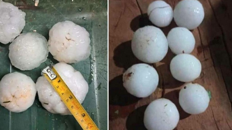 Feroz granizada causó serios daños en Paraguay