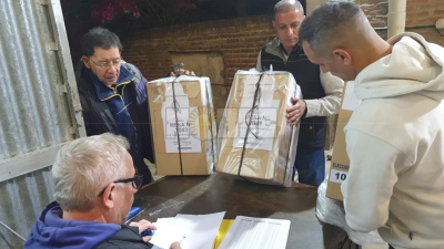 Llegaron las primeras urnas al depósito judicial y quedarán a resguardo