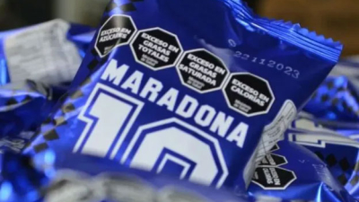 Presentaron el alfajor Diego Maradona