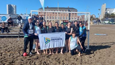 El equipo femenino sub 14 de handball se destacó en los Juegos Nacionales Evita 2023