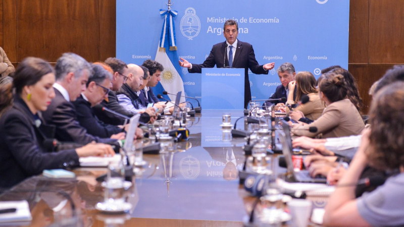 Massa: "Lo que mundo espera de la Argentina es equilibrio, racionalidad y previsibilidad"