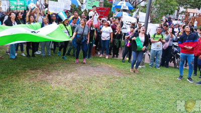 Movilización de UPCP para rechazar cautelares que frenan concursos de pases a planta