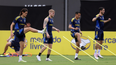 Los fanáticos recibieron a Boca y le recordaron: "La séptima es la obsesión"