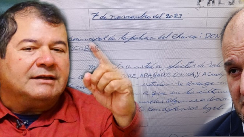 El abogado Osuna se reunió este jueves con su cliente Emerenciano Sena