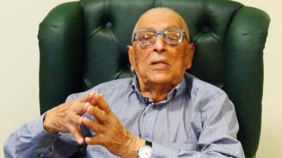Mañana Martín Báez cumplirá 105 años