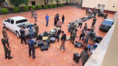 Incautan millonario cargamento de droga en el límite con Chaco