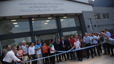 Capitanich inauguró la obra del CEF 1 de Resistencia