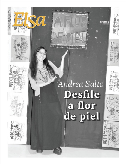 Andrea Salto: desfile a flor de piel