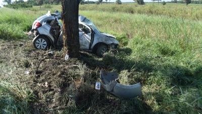 Fatal despiste e impacto sobre ruta formoseña: dos jóvenes pierden la vida